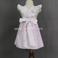 Latest Fancy summer pink stripe baby girl dresses